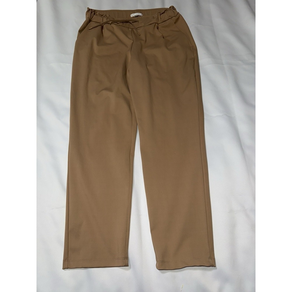 MAISON D'AMELIE … Pull-On Tie Front Dress Pants … Brown … Size M